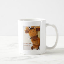 Jirafa traviesa tazas de café