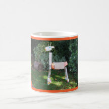 Jirafa verde tazas de café