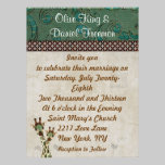 Jirafas del trullo y del cobre que casan la invita invitaciones