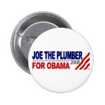 Joe el fontanero para Obama Pins