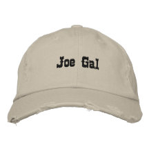 Joe galón gorra bordada