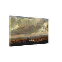 Johan Claussen cristiano Dahl - tormenta en Dresde Impresion En Lona