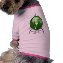 Johann Sebastian Bach Camisetas Mascota