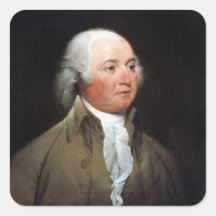 John Adams Colcomanias Cuadradas Personalizadas