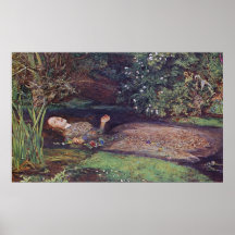 John Everett Millais Ofelia Posters