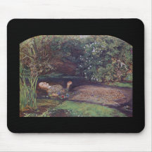 John Everett Millais Ofelia Tapete De Ratones