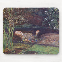 John Everett Millais Ofelia Tapetes De Ratón
