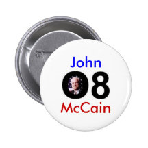 John McCain 2008 Pin