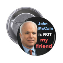 John McCain no es mi amigo Pin