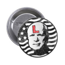 John McCain pierde la elección presidencial Pins