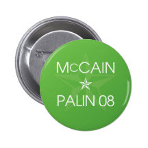 John McCain * Sarah Palin 2008 Pin