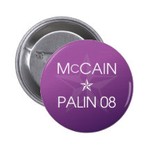 John McCain * Sarah Palin 2008 Pins