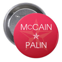 John McCain * Sarah Palin Pin