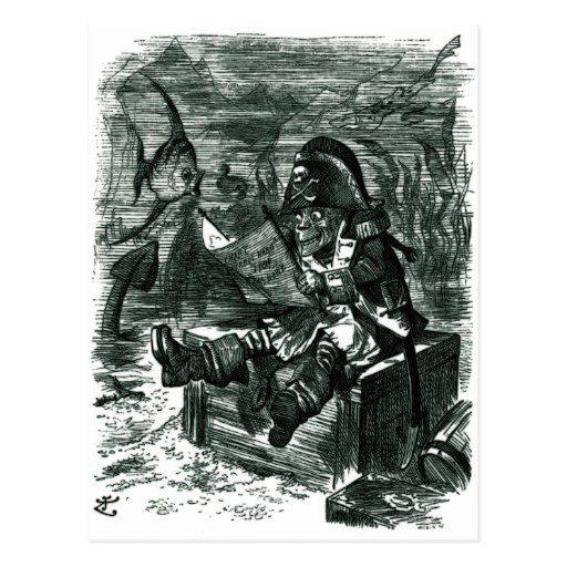 John Tenniel: Armario de Davy Jones Postal