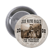 John Wayne McCain '08 Pins
