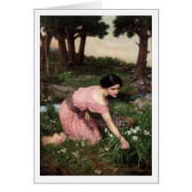 John William Waterhouse - la primavera se separa… Tarjetón