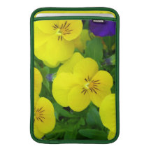 Johnny amarillo salta encima de las flores 11" man funda macbook air