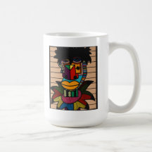 "Johnny P" y "Dennis Brown" por Ruchell Alexander Taza De Café