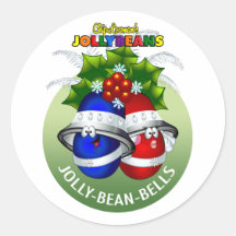 JOLLY-BEAN-BELLS PEGATINA REDONDA