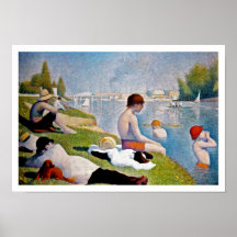 Jorte Seurat - bañistas en Asnières Posters
