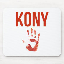 José Kony 2012 - mercancía de la "mano sangrienta" Tapete De Ratón