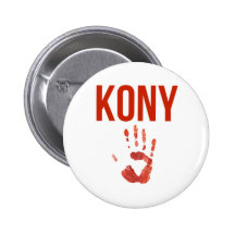 José Kony 2012 - mercancía de la "mano sangrienta" Pin