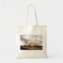 José Mallord Turner - victoria en Trafalgar Bolsa Lienzo