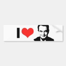 Jose Zapatero Etiqueta De Parachoque