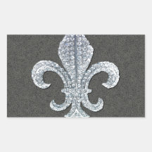 Joya de piedra de Flor New Orleans de la flor de l Rectangular Altavoz