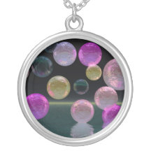 Joyas de la noche - magentas y brillantez negra grimpola personalizada