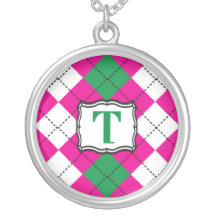 Joyería con monograma inicial de T Argyle