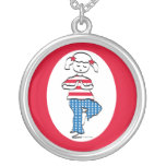 Joyería patriótica del chica de la yoga