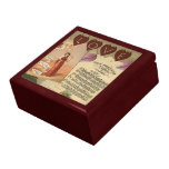 Joyero del estilo del vintage del amor cajas de joyas