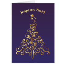 Joyeux Noël Grußkarte