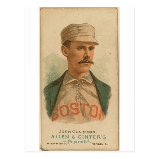 Juan 1887 Clarkson Boston Beaneaters Postal