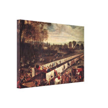 Juan Bautista Martínez del Mazo - caza Lona Estirada Galerias