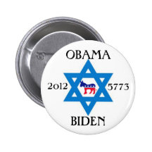 Judíos para Obama Biden 2012 Pins