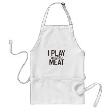 Juego con la carne. [Delantal]