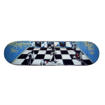 Juego d'�chec en pintada - monopatines personalizados