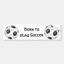 Juego de fútbol de motivación, palabras de los dep etiqueta de parachoque