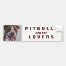 Juego de Pitbull conmigo Etiqueta De Parachoque
