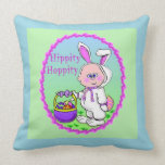 Juego del conejito de pascua almohada