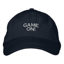 JUEGO ENCENDIDO, CASQUILLO DEL JUGADOR DEL JUEGO D GORRAS BORDADAS