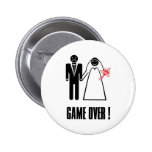 ¡JUEGO ENCIMA! Pin del botón del boda