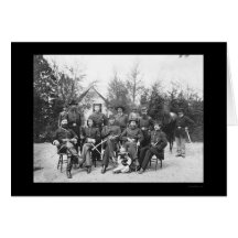 Juego general y personal en el campo Stoneman 1865 Felicitaciones