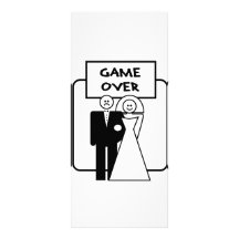 "Juego sobre" boda Lona Publicitaria