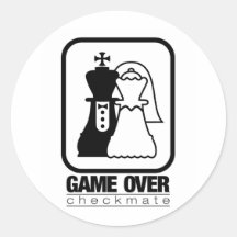 Juego sobre compañero del control etiqueta redonda