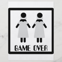 juego sobre icono lesbiano de los pares tarjeta publicitaria