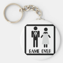 juego sobre icono nupcial de los pares llavero personalizado