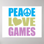 Juegos de amor de la paz poster